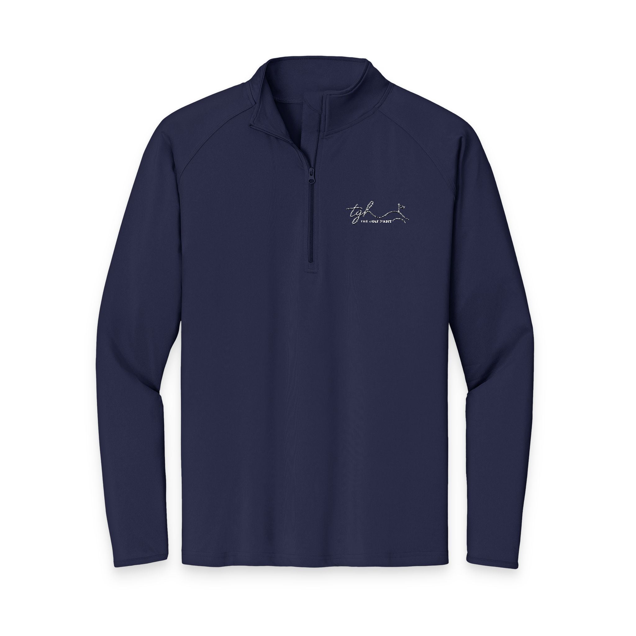 TGH Performance Quarter-Zip – Black & Navy