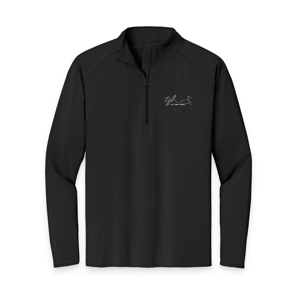 TGH Performance Quarter-Zip – Black & Navy