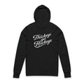 Thickeys Get Hickeys™ Signature Script Hooded Long Sleeve Tee