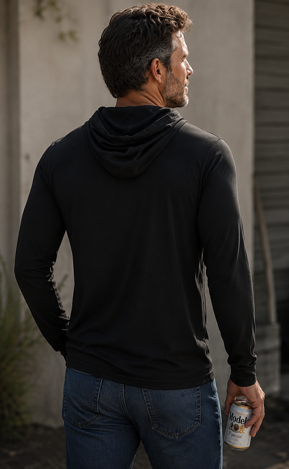 Thickeys Get Hickeys™ Signature Script Hooded Long Sleeve Tee